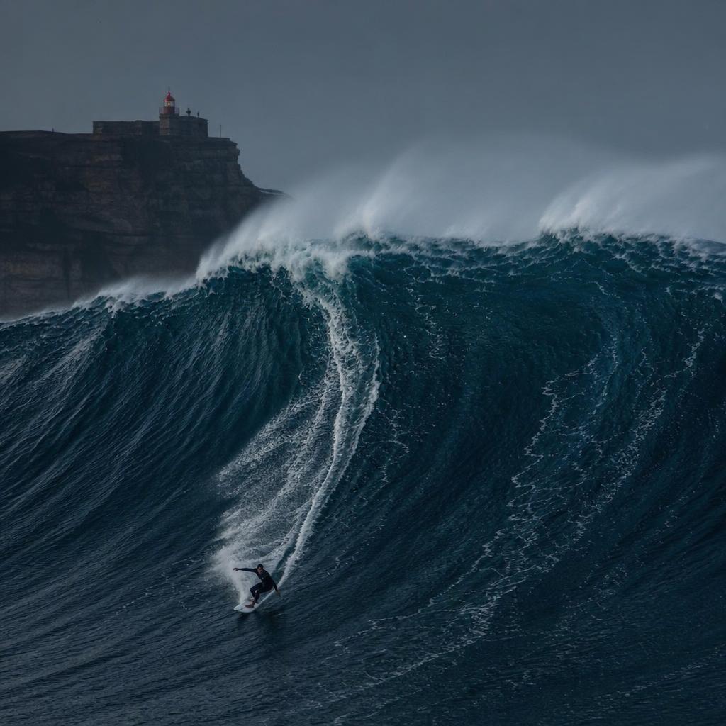 Nazaré surf destination in Portugal